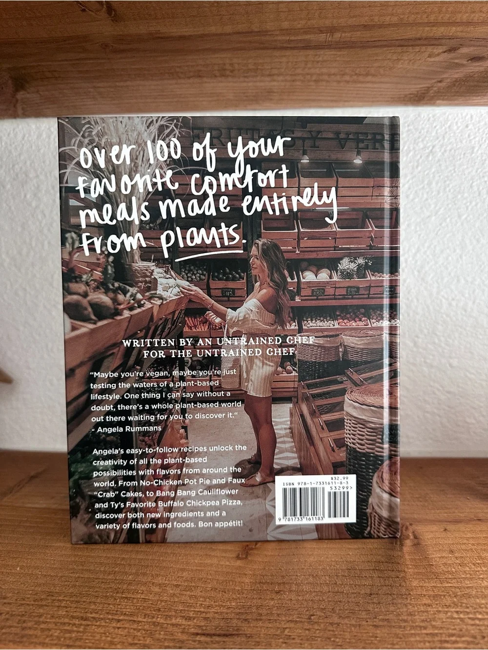 Angela's Plant-Based Kitchen Cookbook NWT
